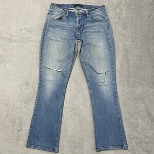 Levis 524 Jeans Womens 9M Blue Too Superlow Stretch Denim Pants